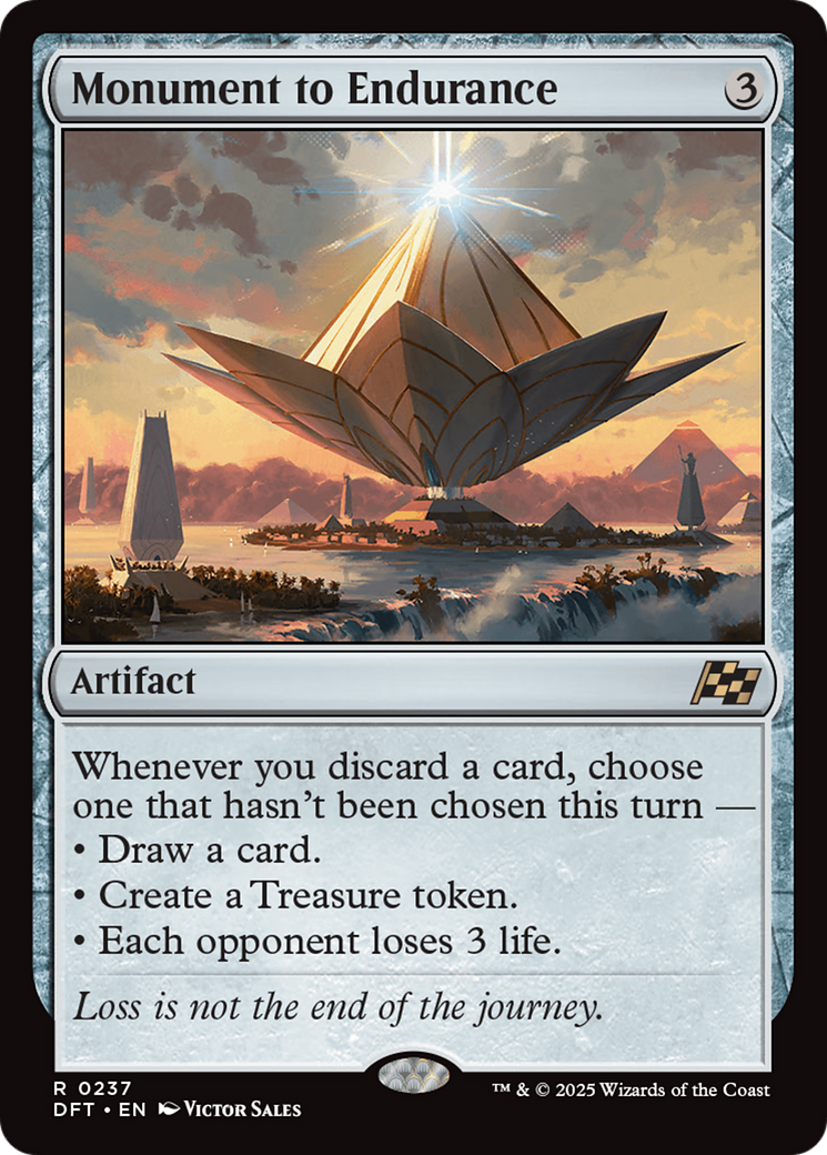 Monument to Endurance [Aetherdrift] - Magic: The Gathering - Card Brawlers | Quebec | Canada |