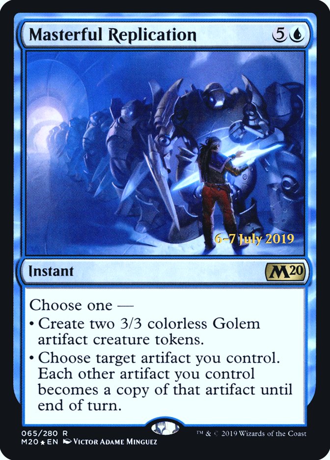 Masterful Replication [Core Set 2020 Prerelease Promos] - Magic: The Gathering - Card Brawlers | Quebec | Canada |