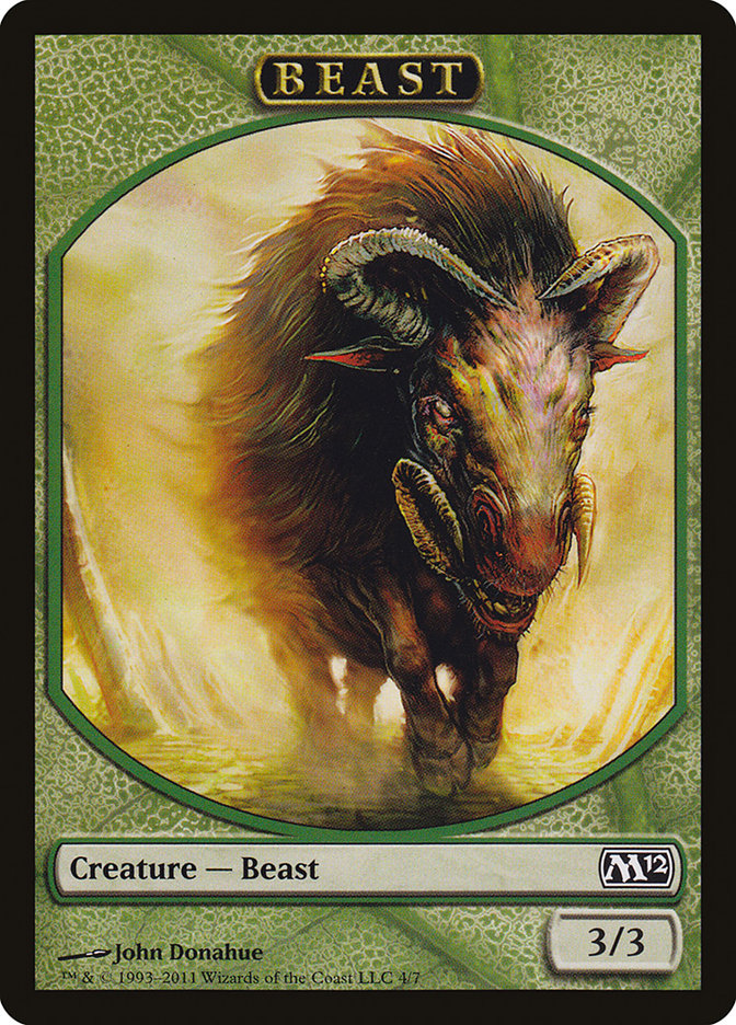 Beast Token [Magic 2012 Tokens] - Magic: The Gathering - Card Brawlers | Quebec | Canada |