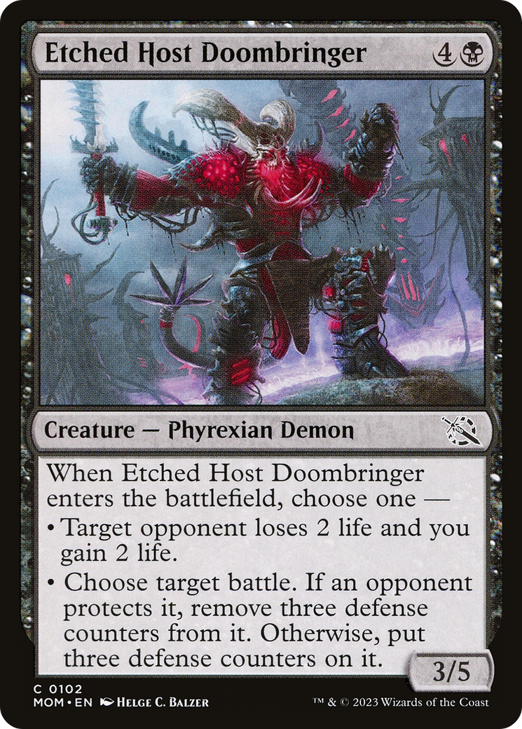 Etched Host Doombringer [March of the Machine] - Magic: The Gathering - Card Brawlers | Quebec | Canada |