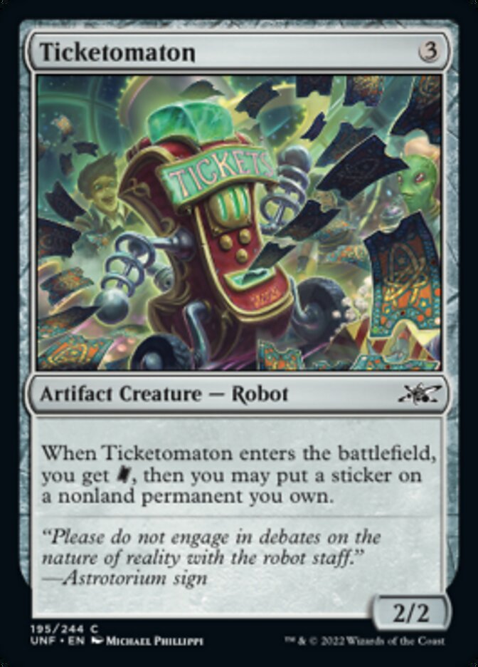Ticketomaton [Unfinity] - Magic: The Gathering - Card Brawlers | Quebec | Canada |