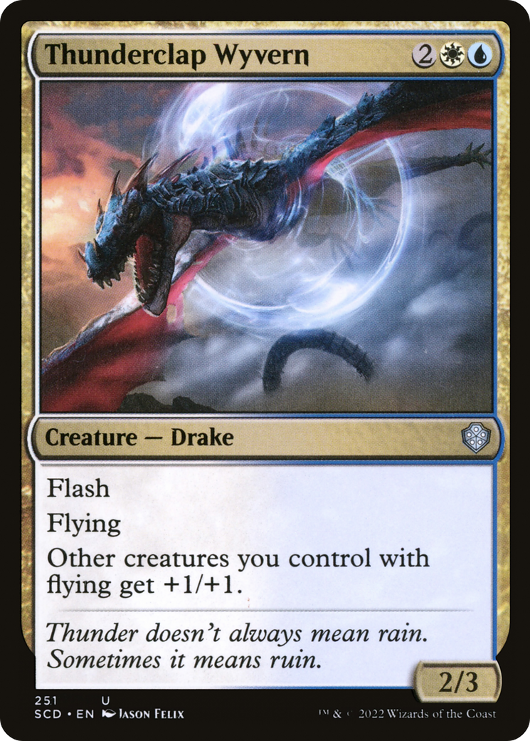 Thunderclap Wyvern [Starter Commander Decks] - Magic: The Gathering - Card Brawlers | Quebec | Canada |