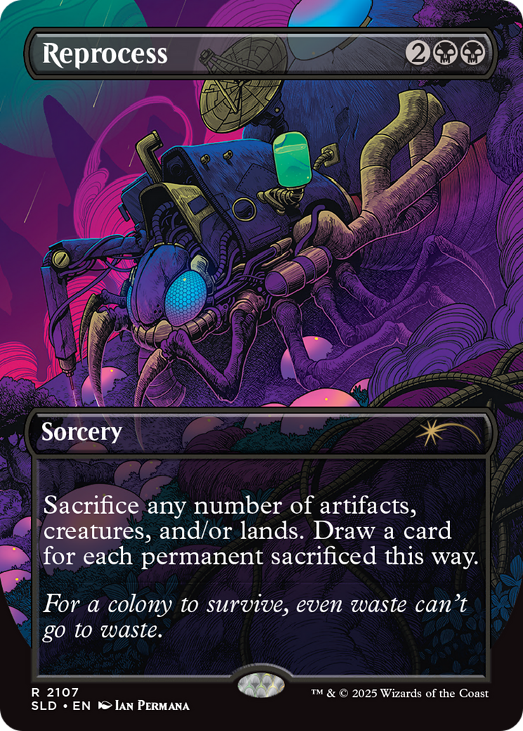 Reprocess (Galaxy Foil) [Secret Lair Drop Series] - Magic: The Gathering - Card Brawlers | Quebec | Canada |