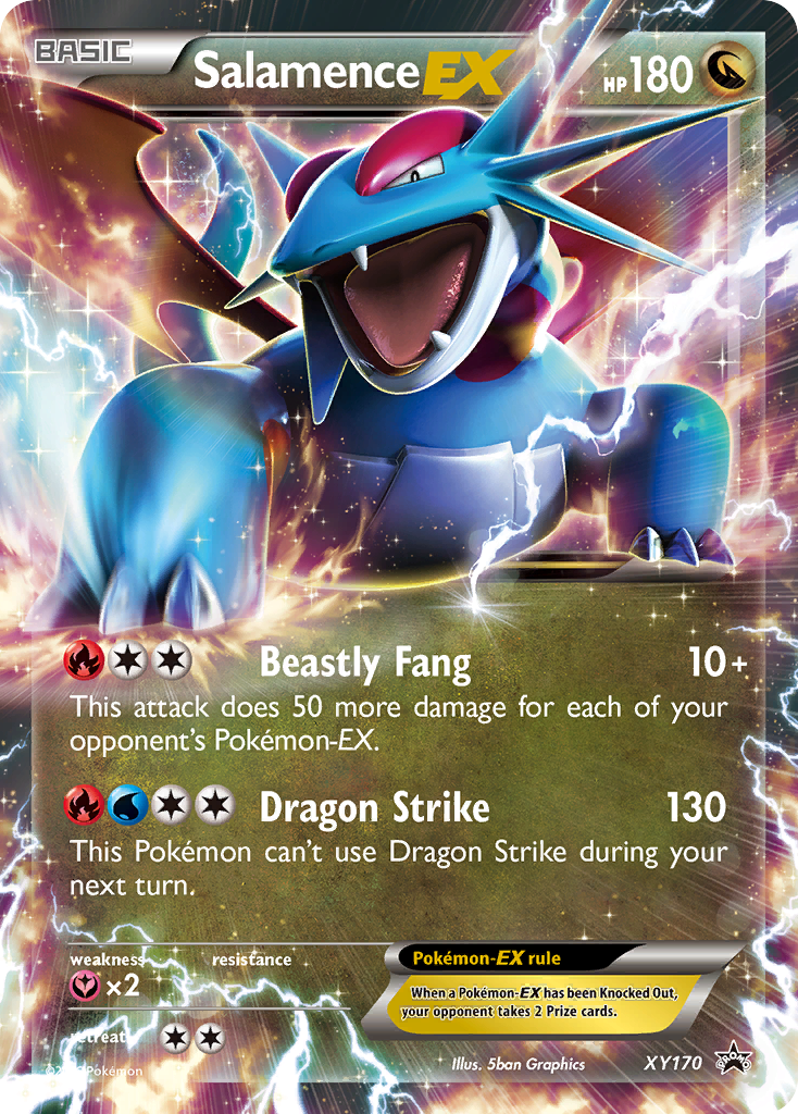 Salamence EX (XY170) [XY: Black Star Promos] - Pokémon - Card Brawlers | Quebec | Canada |