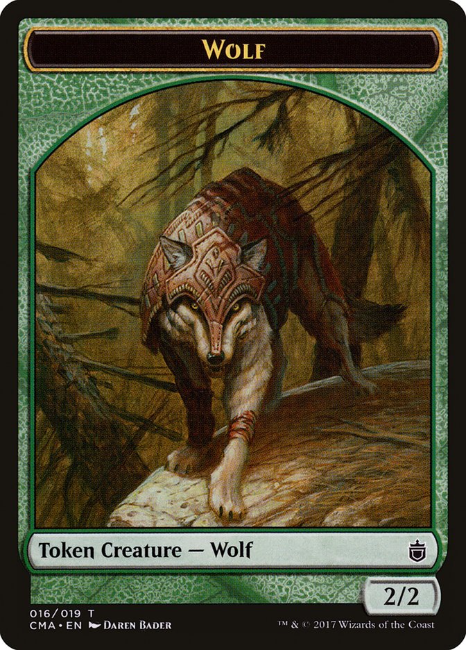 Wolf Token (016/019) [Commander Anthology Tokens] - Magic: The Gathering - Card Brawlers | Quebec | Canada |