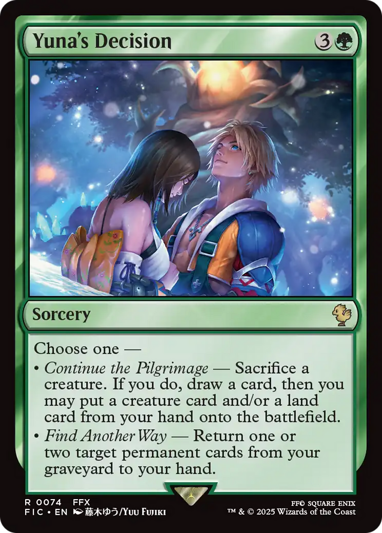 Yuna's Decision [FINAL FANTASY Commander] - Magic: The Gathering - Card Brawlers | Quebec | Canada |