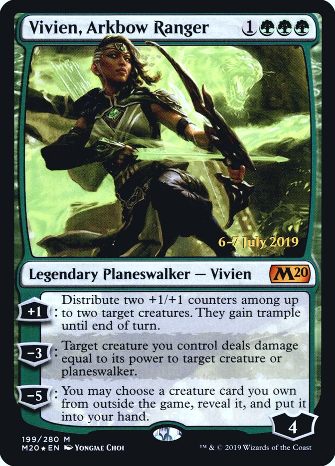 Vivien, Arkbow Ranger [Core Set 2020 Prerelease Promos] - Magic: The Gathering - Card Brawlers | Quebec | Canada |