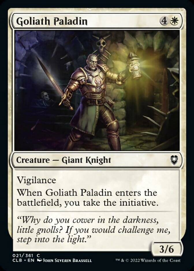 Goliath Paladin [Commander Legends: Battle for Baldur's Gate] - Magic: The Gathering - Card Brawlers | Quebec | Canada |