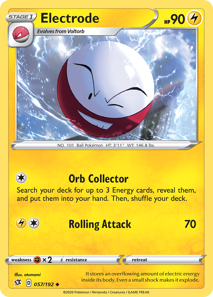 Electrode (057/192) [Sword & Shield: Rebel Clash] - Pokémon - Card Brawlers | Quebec | Canada |