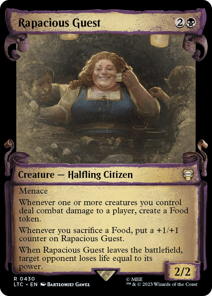 Rapacious Guest [The Lord of the Rings: Tales of Middle-Earth Commander Showcase Scrolls] - Magic: The Gathering - Card Brawlers | Quebec | Canada |