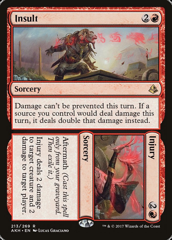 Insult // Injury [Amonkhet] - Magic: The Gathering - Card Brawlers | Quebec | Canada |