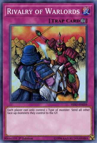 Rivalry of Warlords [HISU-EN059] Super Rare - Yu-Gi-Oh! - Card Brawlers | Quebec | Canada |