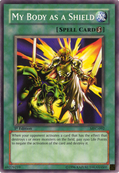 My Body as a Shield [MFC-092] Common - Yu-Gi-Oh! - Card Brawlers | Quebec | Canada |