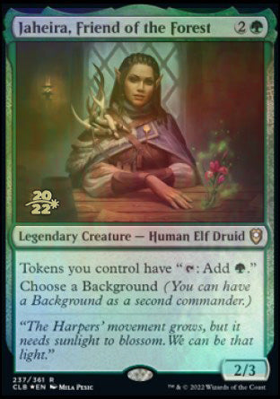 Jaheira, Friend of the Forest [Commander Legends: Battle for Baldur's Gate Prerelease Promos] - Magic: The Gathering - Card Brawlers | Quebec | Canada |