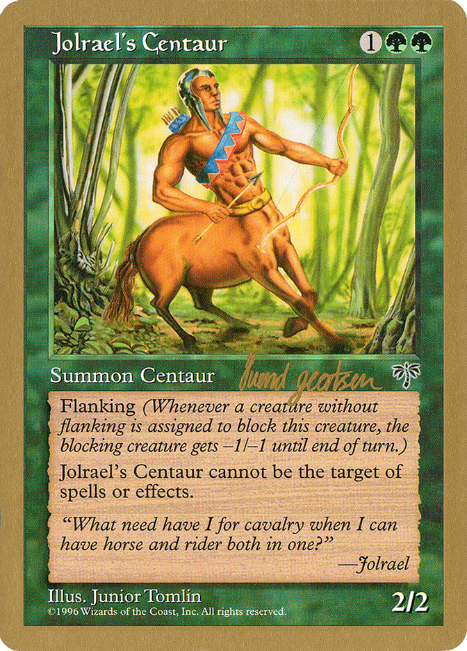 Jolrael's Centaur (Svend Geertsen) [World Championship Decks 1997] - Magic: The Gathering - Card Brawlers | Quebec | Canada |