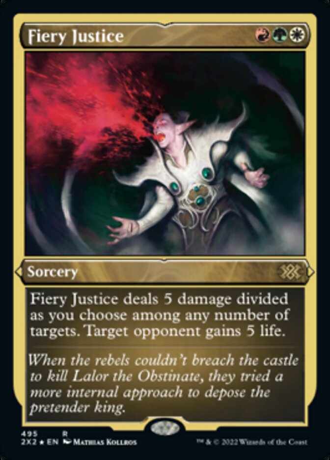 Fiery Justice (Foil Etched) [Double Masters 2022] - Magic: The Gathering - Card Brawlers | Quebec | Canada |