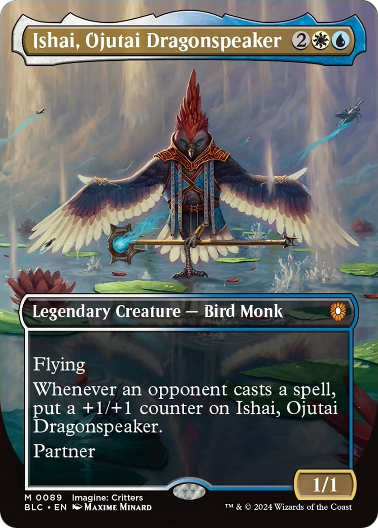 Ishai, Ojutai Dragonspeaker (Borderless) [Bloomburrow Commander] - Magic: The Gathering - Card Brawlers | Quebec | Canada |