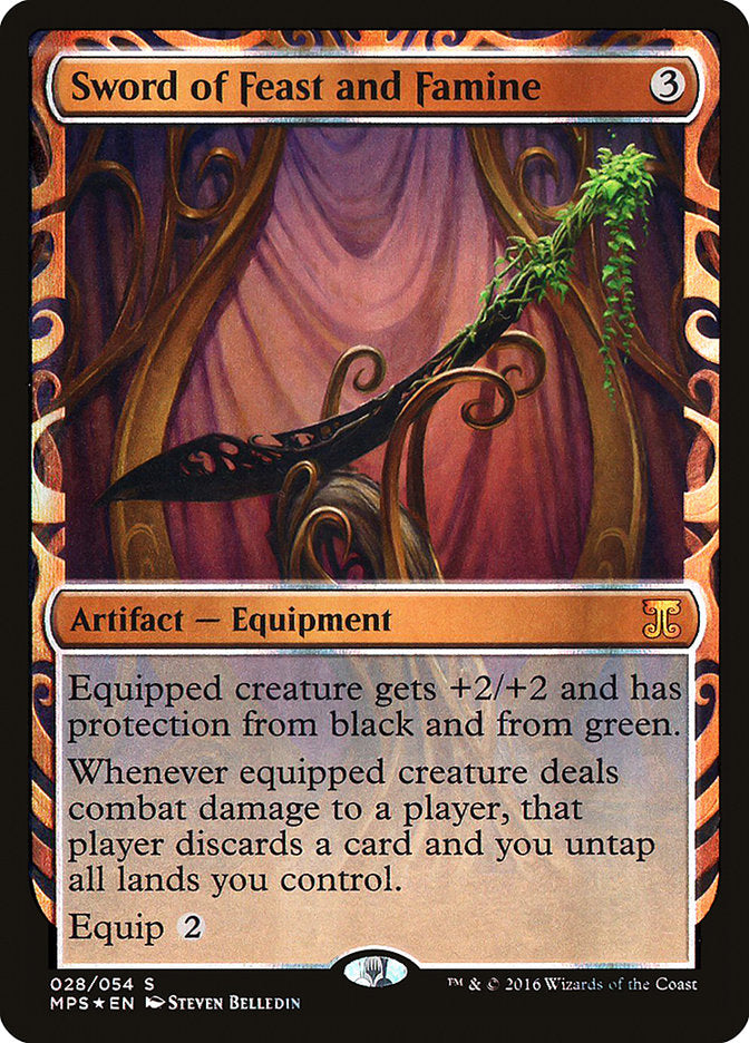 Sword of Feast and Famine [Kaladesh Inventions] - Magic: The Gathering - Card Brawlers | Quebec | Canada |