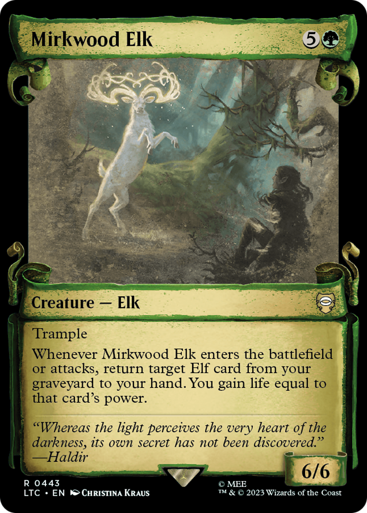 Mirkwood Elk [The Lord of the Rings: Tales of Middle-Earth Commander Showcase Scrolls] - Magic: The Gathering - Card Brawlers | Quebec | Canada |
