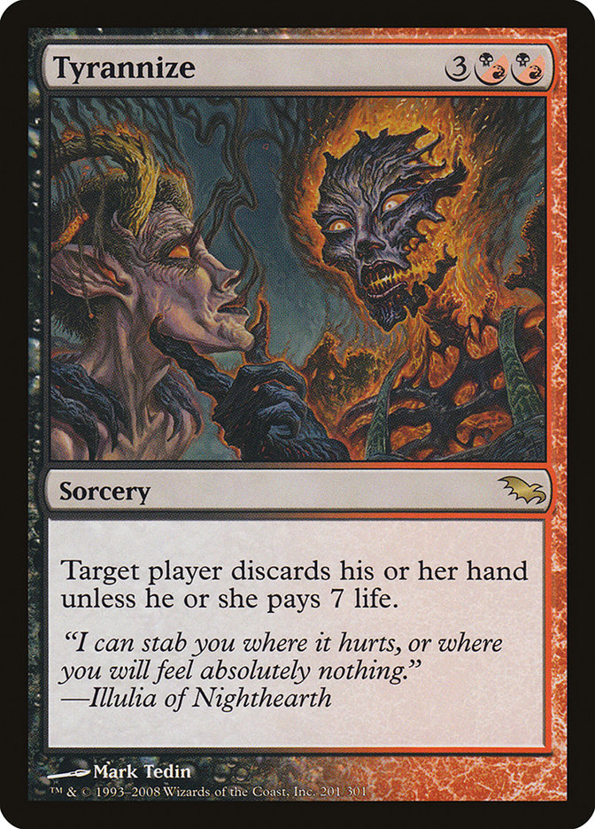 Tyrannize [Shadowmoor] - Magic: The Gathering - Card Brawlers | Quebec | Canada |