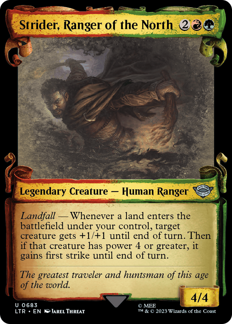 Strider, Ranger of the North [The Lord of the Rings: Tales of Middle-Earth Showcase Scrolls] - Magic: The Gathering - Card Brawlers | Quebec | Canada |
