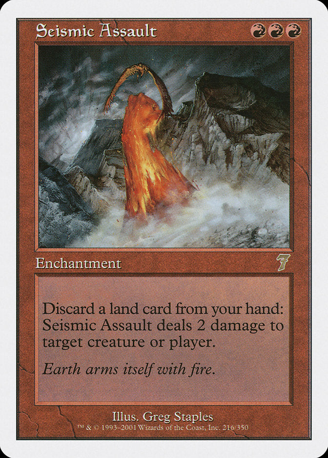 Seismic Assault [Seventh Edition] - Magic: The Gathering - Card Brawlers | Quebec | Canada |