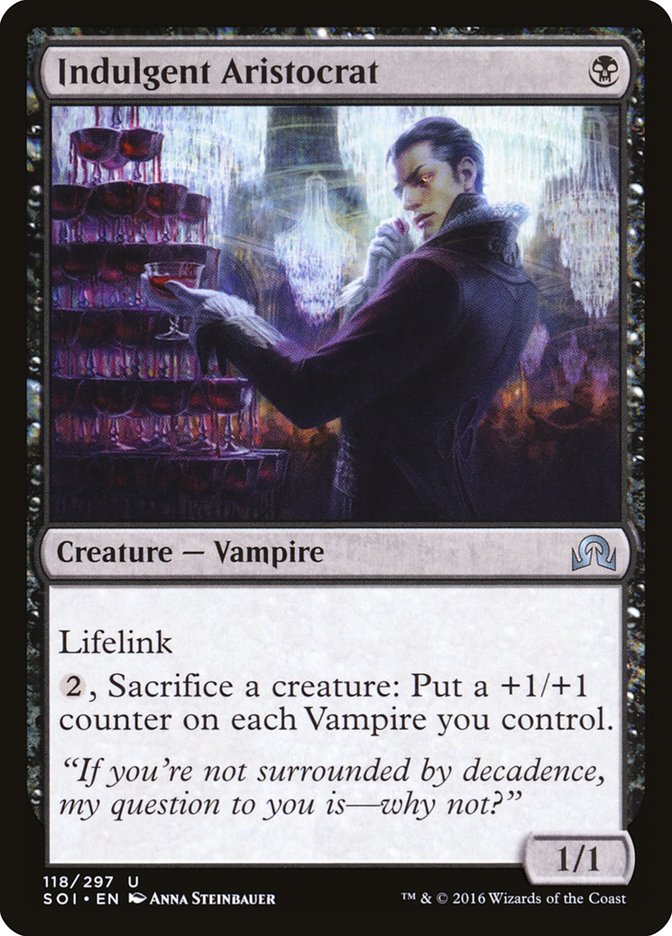 Indulgent Aristocrat [Shadows over Innistrad] - Magic: The Gathering - Card Brawlers | Quebec | Canada |