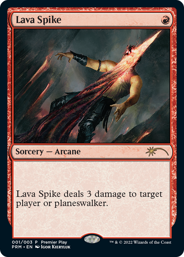 Lava Spike (Premier Play) [Pro Tour Promos] - Magic: The Gathering - Card Brawlers | Quebec | Canada |