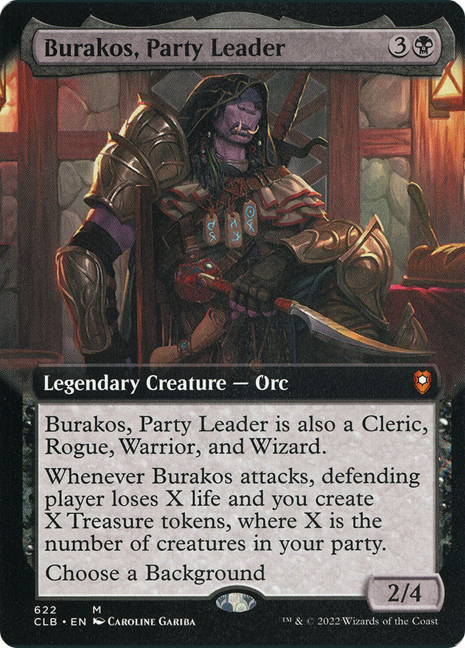 Burakos, Party Leader (Extended Art) [Commander Legends: Battle for Baldur's Gate] - Magic: The Gathering - Card Brawlers | Quebec | Canada |