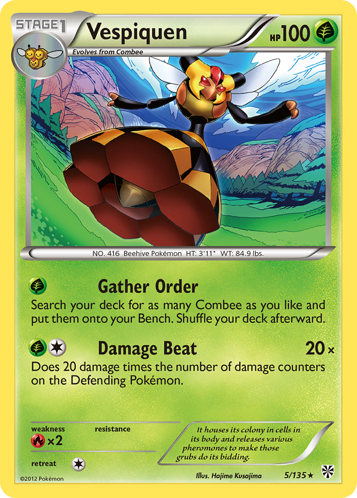 Vespiquen (5/135) [Black & White: Plasma Storm] - Pokémon - Card Brawlers | Quebec | Canada |