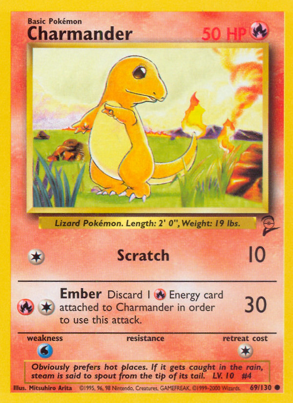 Charmander (69/130) [Base Set 2] - Pokémon - Card Brawlers | Quebec | Canada |