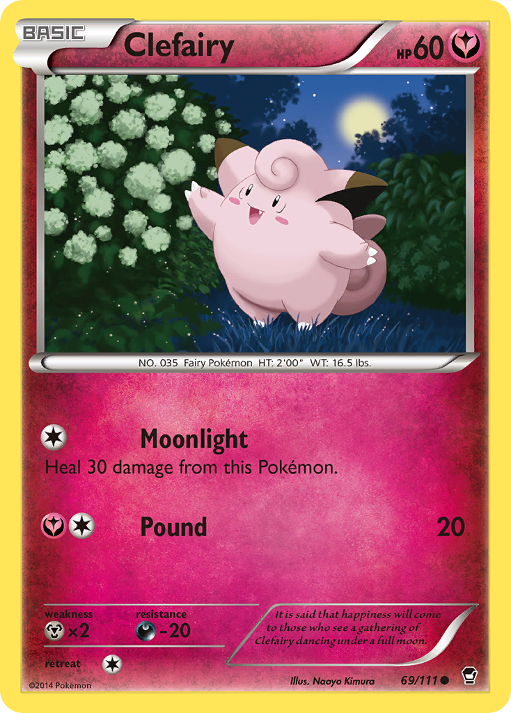 Clefairy (69/111) [XY: Furious Fists] - Pokémon - Card Brawlers | Quebec | Canada |