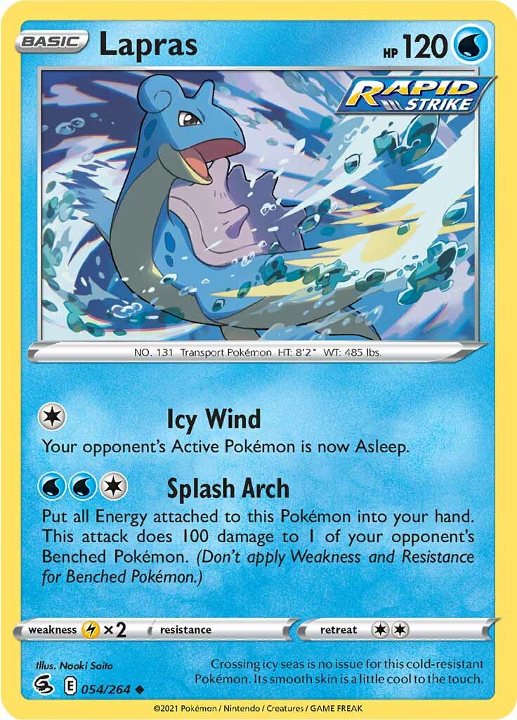 Lapras (054/264) [Sword & Shield: Fusion Strike] - Pokémon - Card Brawlers | Quebec | Canada |