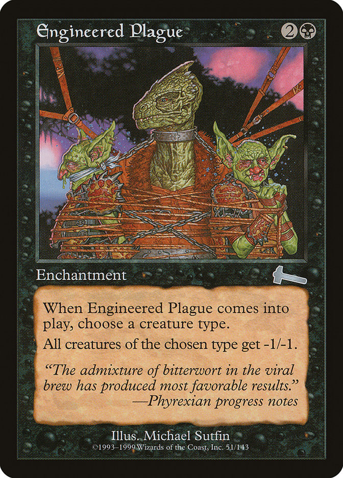 Engineered Plague [Urza's Legacy] - Magic: The Gathering - Card Brawlers | Quebec | Canada |