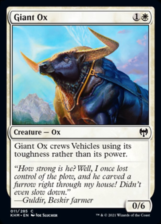 Giant Ox [Kaldheim] - Magic: The Gathering - Card Brawlers | Quebec | Canada |
