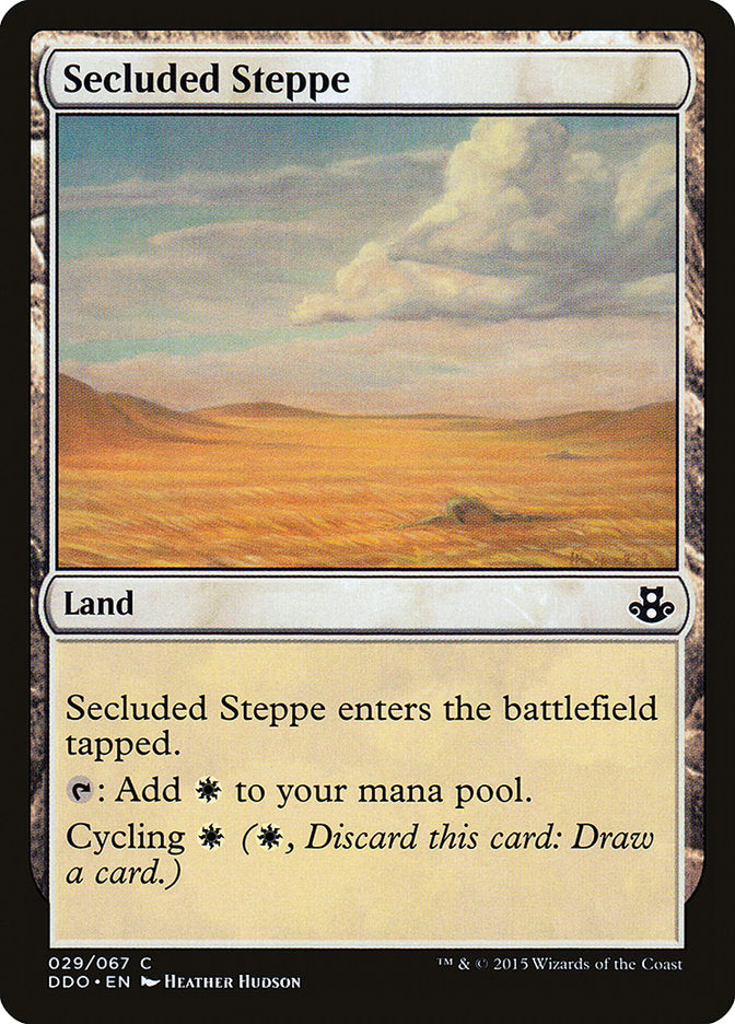 Secluded Steppe [Duel Decks: Elspeth vs. Kiora] - Magic: The Gathering - Card Brawlers | Quebec | Canada |