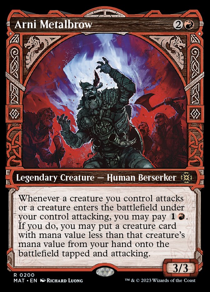 Arni Metalbrow (Showcase Halo Foil) [March of the Machine: The Aftermath] - Magic: The Gathering - Card Brawlers | Quebec | Canada |