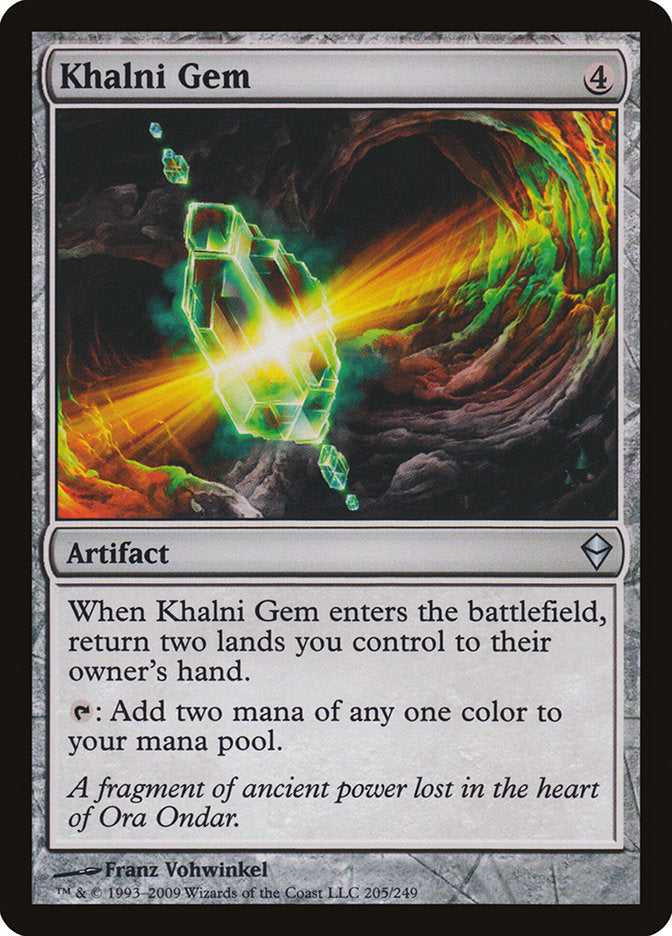 Khalni Gem [Zendikar] - Magic: The Gathering - Card Brawlers | Quebec | Canada |