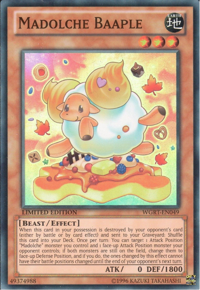 Madolche Baaple [WGRT-EN049] Super Rare - Yu-Gi-Oh! - Card Brawlers | Quebec | Canada |