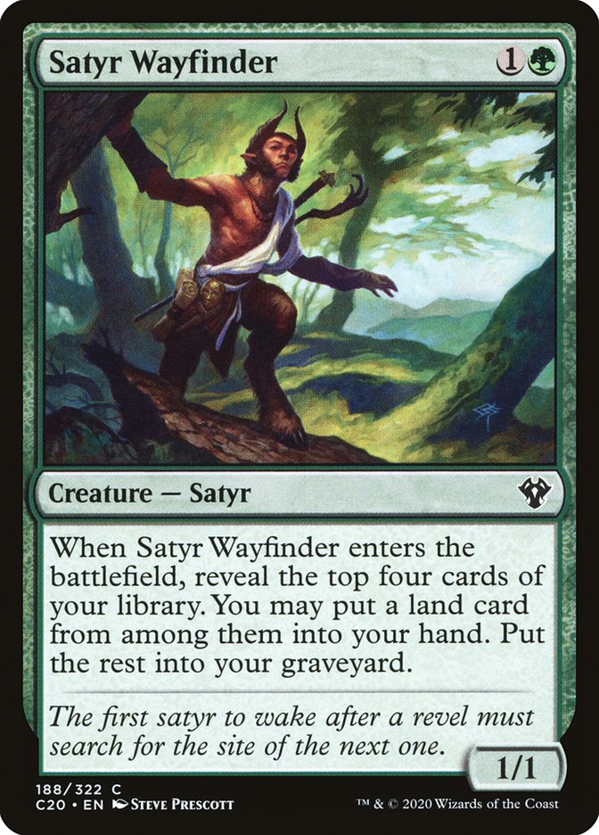 Satyr Wayfinder [Commander 2020] - Magic: The Gathering - Card Brawlers | Quebec | Canada |