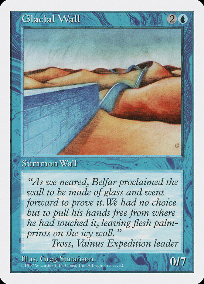 Glacial Wall [Fifth Edition] - Magic: The Gathering - Card Brawlers | Quebec | Canada |