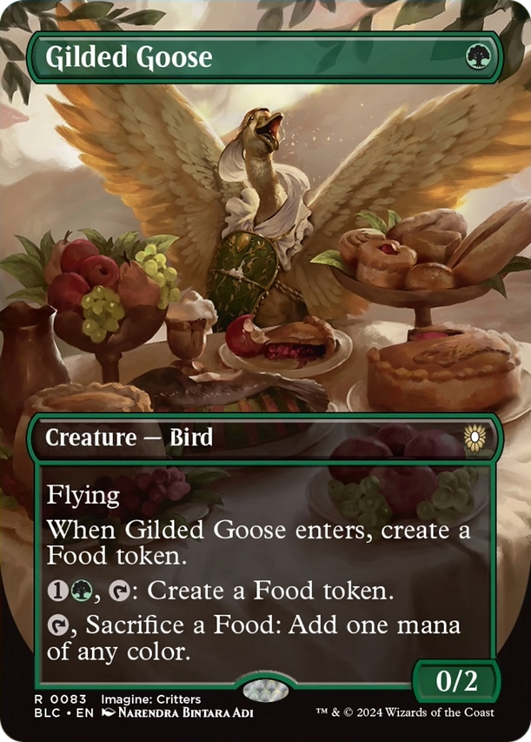 Gilded Goose (Borderless) [Bloomburrow Commander] - Magic: The Gathering - Card Brawlers | Quebec | Canada |