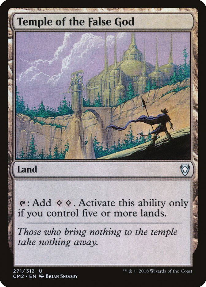 Temple of the False God (271/312) [Commander Anthology Volume II] - Magic: The Gathering - Card Brawlers | Quebec | Canada |