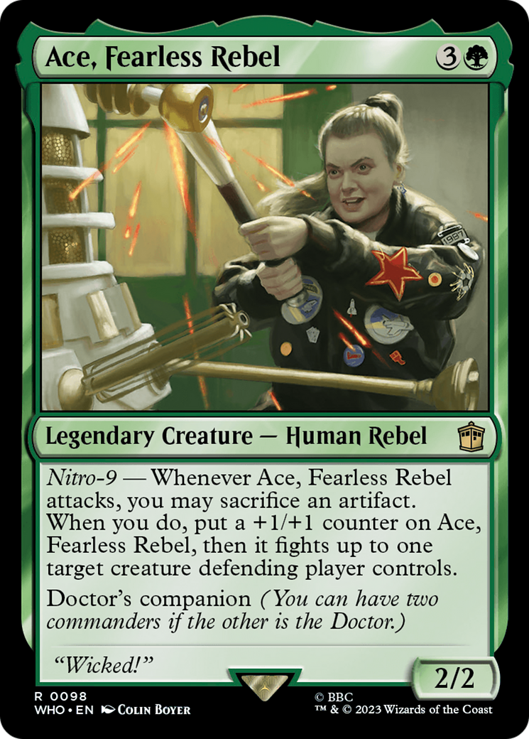 Ace, Fearless Rebel [Doctor Who] - Magic: The Gathering - Card Brawlers | Quebec | Canada |