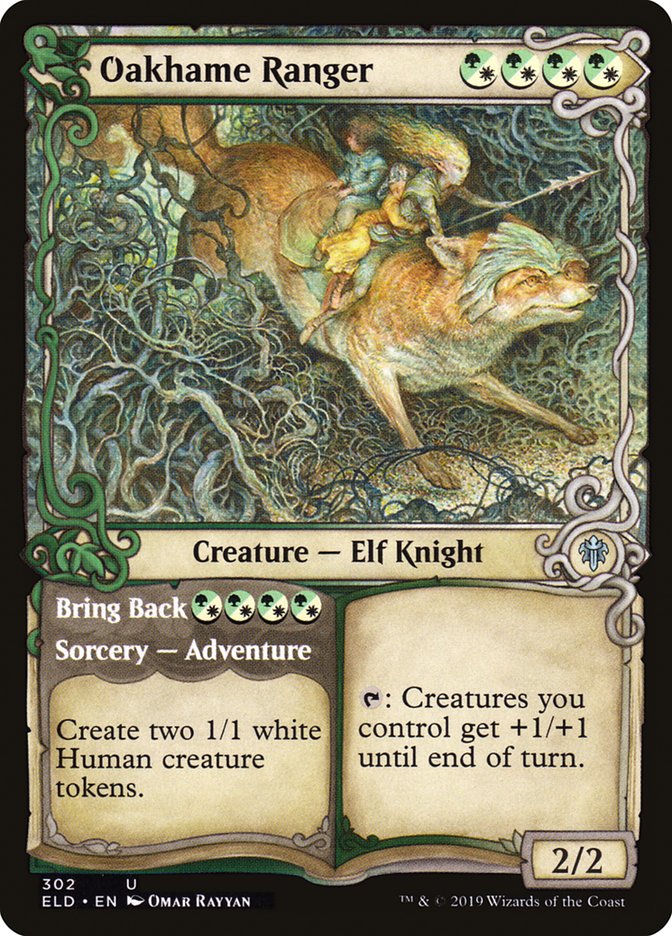 Oakhame Ranger // Bring Back (Showcase) [Throne of Eldraine] - Magic: The Gathering - Card Brawlers | Quebec | Canada |