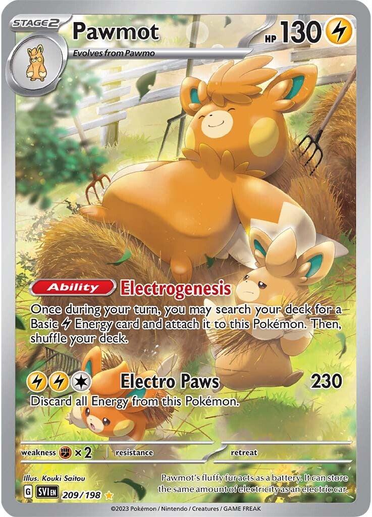 Pawmot (209/198) [Scarlet & Violet: Base Set] - Pokémon - Card Brawlers | Quebec | Canada |