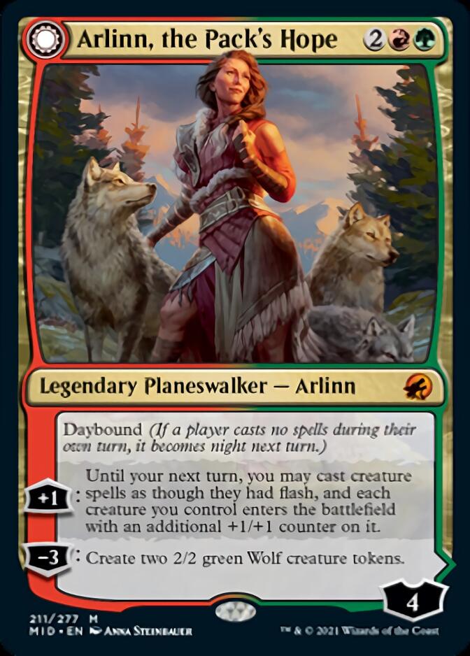 Arlinn, the Pack's Hope // Arlinn, the Moon's Fury [Innistrad: Midnight Hunt] - Magic: The Gathering - Card Brawlers | Quebec | Canada |