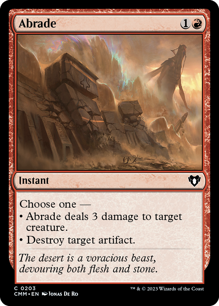 Abrade [Commander Masters] - Magic: The Gathering - Card Brawlers | Quebec | Canada |