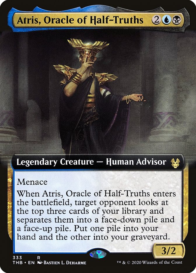 Atris, Oracle of Half-Truths (Extended Art) [Theros Beyond Death] - Magic: The Gathering - Card Brawlers | Quebec | Canada |