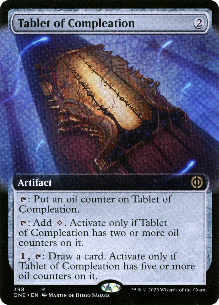 Tablet of Compleation (Extended Art) [Phyrexia: All Will Be One] - Magic: The Gathering - Card Brawlers | Quebec | Canada |